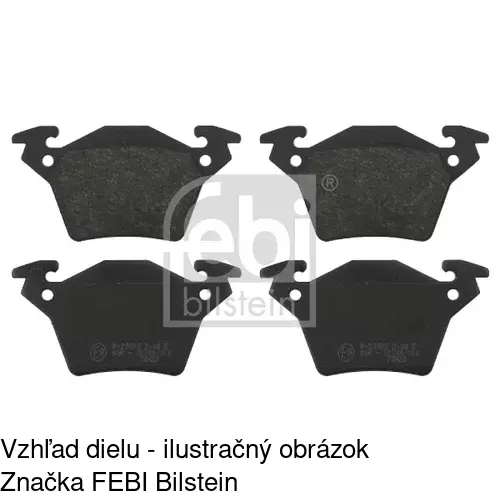 Brzdové dosky S70-1130 /POLCAR/ - obr. 5