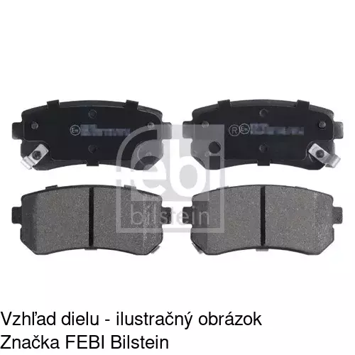 Brzdové dosky S70-1223 /POLCAR/ - obr. 5