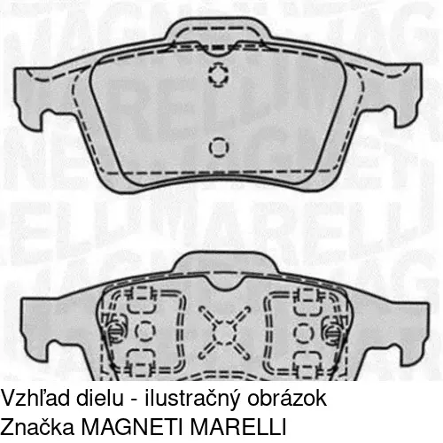 Brzdové dosky POLCAR S70-2025