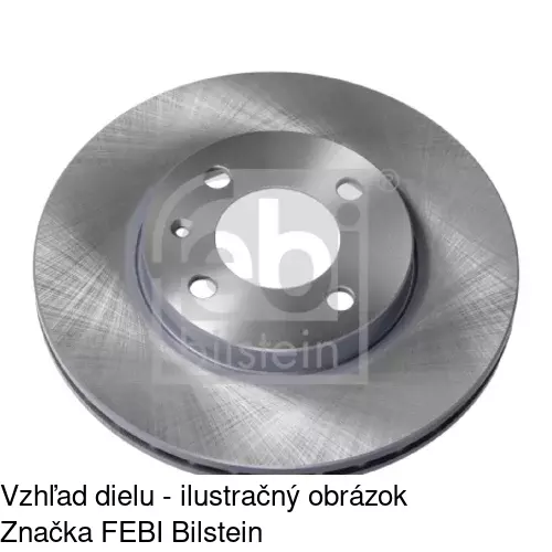 Brzdový kotúč S71-0021S /POLCAR/ - obr. 5