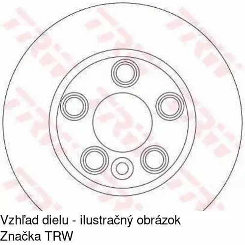 Brzdový kotúč POLCAR S71-0058