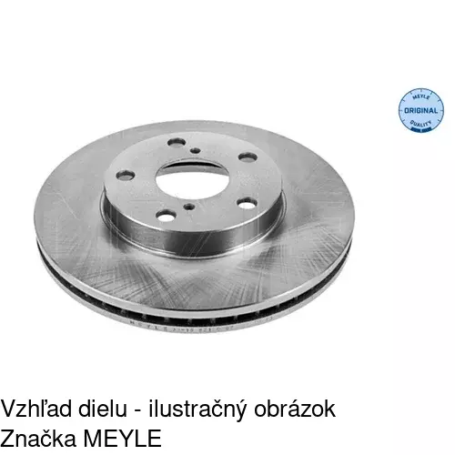Brzdový kotúč S71-0208 /POLCAR/ - obr. 2