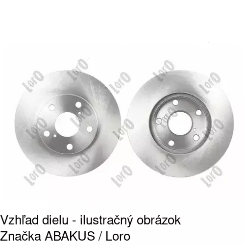 Brzdový kotúč S71-0208 /POLCAR/ - obr. 4