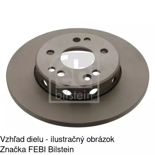 Brzdový kotúč S71-0271 /POLCAR/ - obr. 1