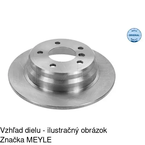 Brzdový kotúč S71-1232 /POLCAR/ - obr. 1