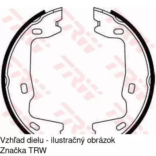 Brzdové čeľuste POLCAR S72-1037