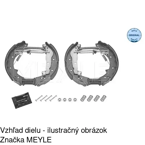 Brzdové čeľuste S72-1071 /POLCAR/ - obr. 1