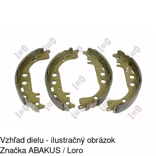 Brzdové čeľuste POLCAR S72-1085