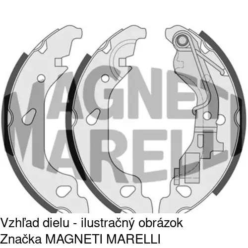 Brzdové čeľuste S72-1086 /POLCAR/ - obr. 1