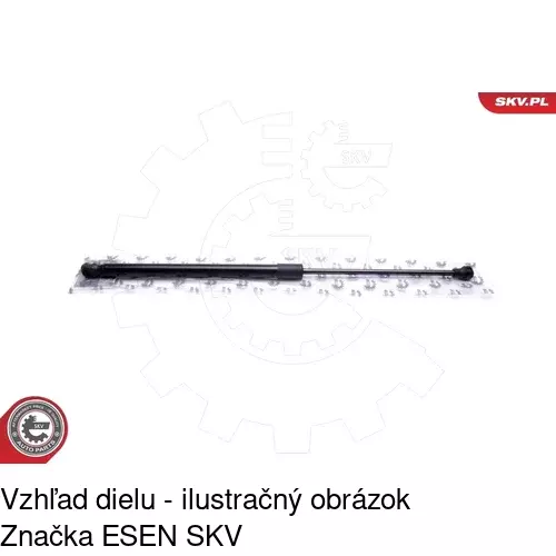 Plynová pružina 1322AB /POLCAR/ - obr. 2