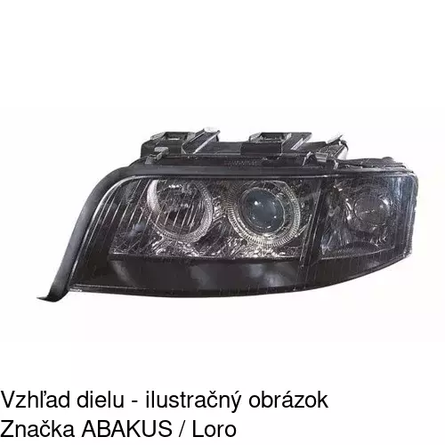 Sklo reflektora 132311-E /POLCAR/ - obr. 4