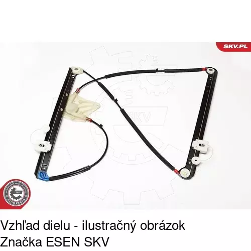 Mechanizmus sťahovania okna elektrický bez motora 1323PSG3 /POLCAR/ - obr. 5