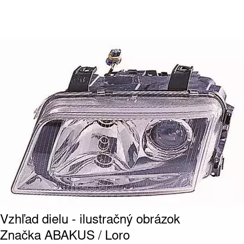 Hlavný reflektor 1324091U /POLCAR/ - obr. 2