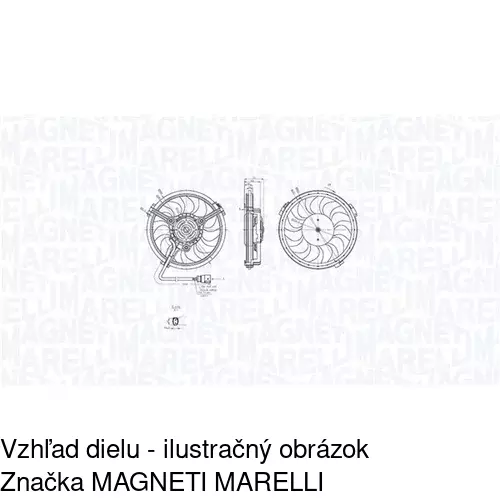 Ventilátory chladičov 132423W5 /POLCAR/ - obr. 4