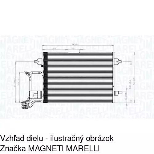 Chladiče klimatizácie POLCAR 1324K8C2