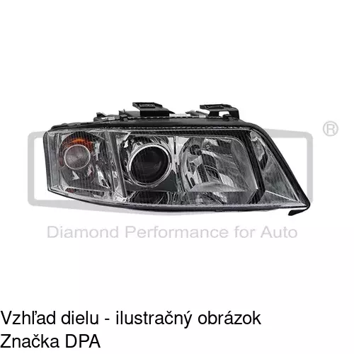 Hlavný reflektor 132710-H /POLCAR/ - obr. 3