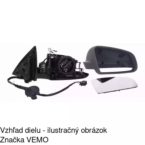 Rám vonkajšieho zrkadla 132755PM /POLCAR/ - obr. 2