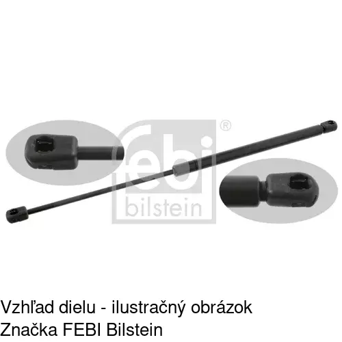Plynová pružina 1328AS /POLCAR/ - obr. 1