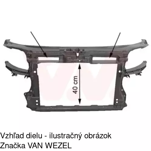 Predné čelo 133104-Q /POLCAR/ - obr. 1