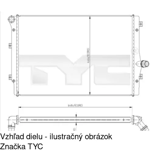 Chladiče vody 133108-4 /POLCAR/