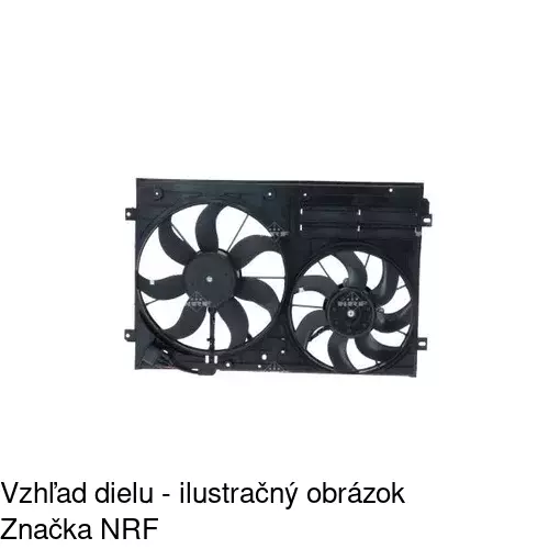 Ventilátor bez krytu / podpery 133123U5-1 /POLCAR/ - obr. 3