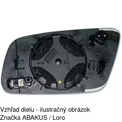 Vonkajšie zrkadlo POLCAR 1331517E