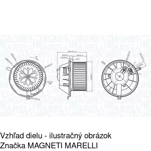 Ventilátory kúrenia 1331NU-1 /POLCAR/ - obr. 2