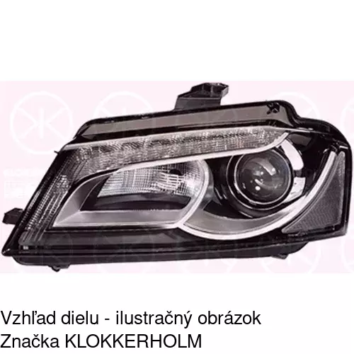 Hlavný reflektor 1332091H /POLCAR/