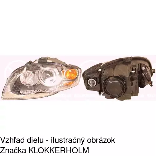 Hlavný reflektor 1335092U /POLCAR/ - obr. 1