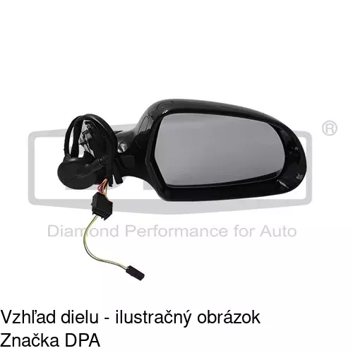 Rám vonkajšieho zrkadla 133755PM /POLCAR/ - obr. 1