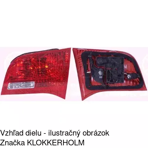 Zadné svetlo POLCAR 1338883V