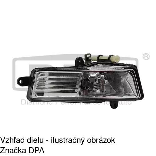 Hmlové svetlo - predné 133930-E /POLCAR/ - obr. 2