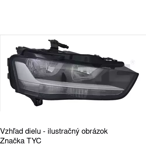 Hlavný reflektor POLCAR 13D110-E