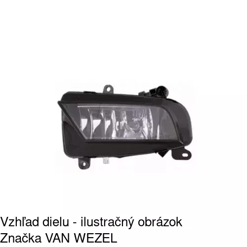 Hmlové svetlo - predné 13D129-E /POLCAR/ - obr. 4