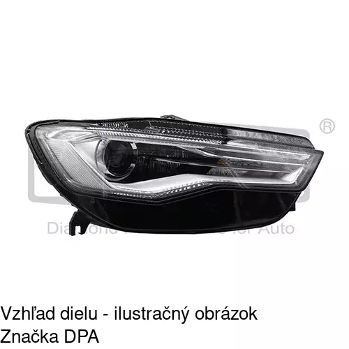 Hlavný reflektor 13E1105H /POLCAR/ - obr. 1