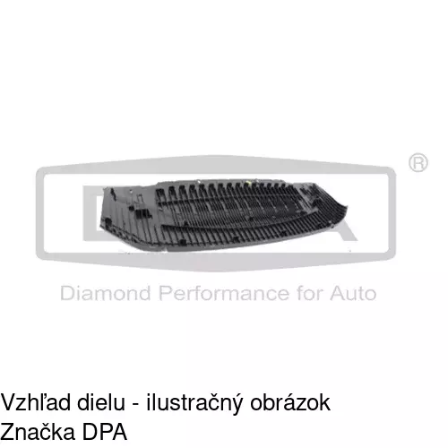 Dolný kryt nárazníka 13E134-7 /POLCAR/ - obr. 1
