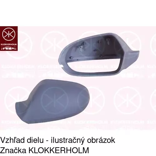 Rám vonkajšieho zrkadla 13E154PM /POLCAR/ - obr. 2