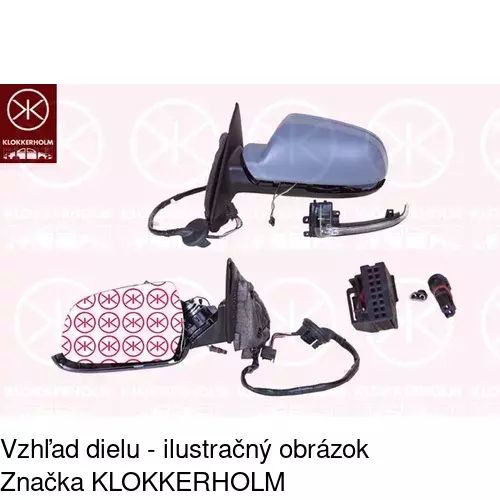 Rám vonkajšieho zrkadla 13S155PM /POLCAR/ - obr. 4