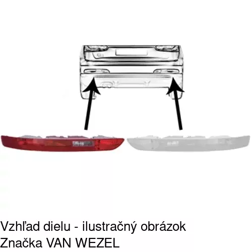 Zadné svetlo 13X1871U /POLCAR/ - obr. 2