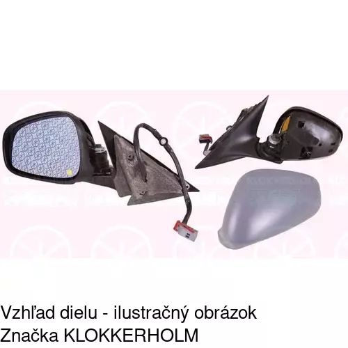 Vonkajšie zrkadlo 1421523E /POLCAR/ - obr. 2