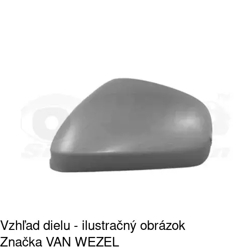 Vonkajšie zrkadlo POLCAR 1421525M