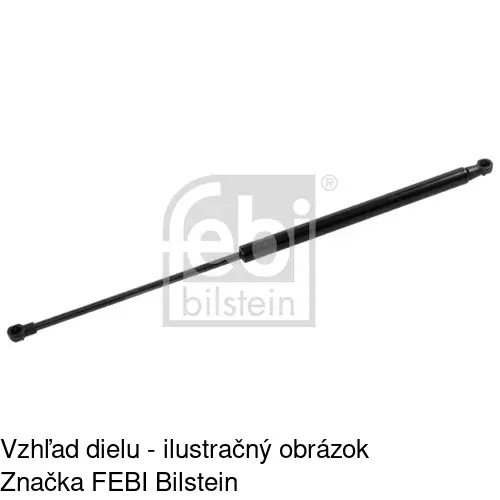 Plynová pružina 1421AB /POLCAR/ - obr. 1