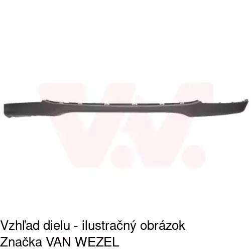 Spojler predného nárazníka 200125-1 /POLCAR/