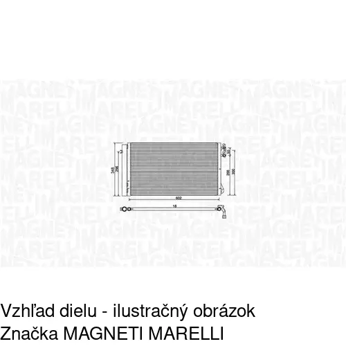 Chladiče klimatizácie POLCAR 2001K8C2S