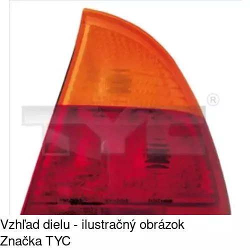 Zadné svetlo POLCAR 2008886S