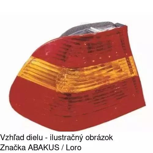 Zadné svetlo 2009870E /POLCAR/ - obr. 3