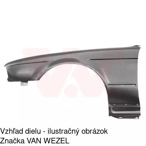 Predný blatník 201502-1 /POLCAR/ - obr. 2