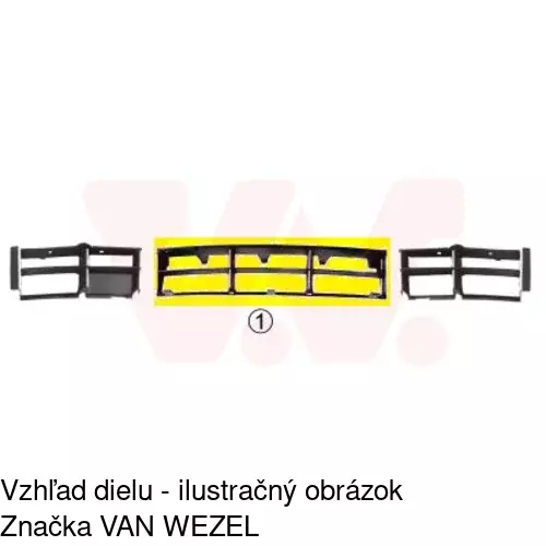 Kryt v nárazníku POLCAR 201627-R