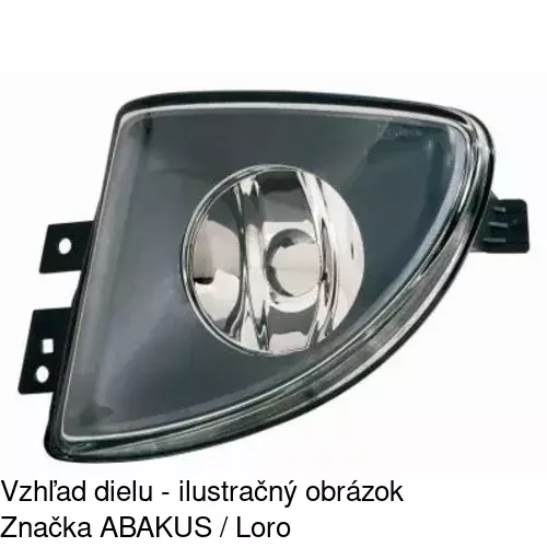 Hmlové svetlo - predné 2019302E /POLCAR/ - obr. 2