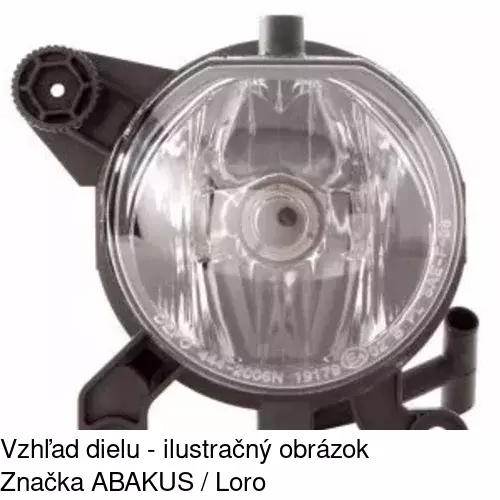 Hmlové svetlo - predné 2040294H /POLCAR/ - obr. 1